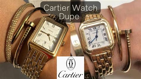cartier oval watch dupe